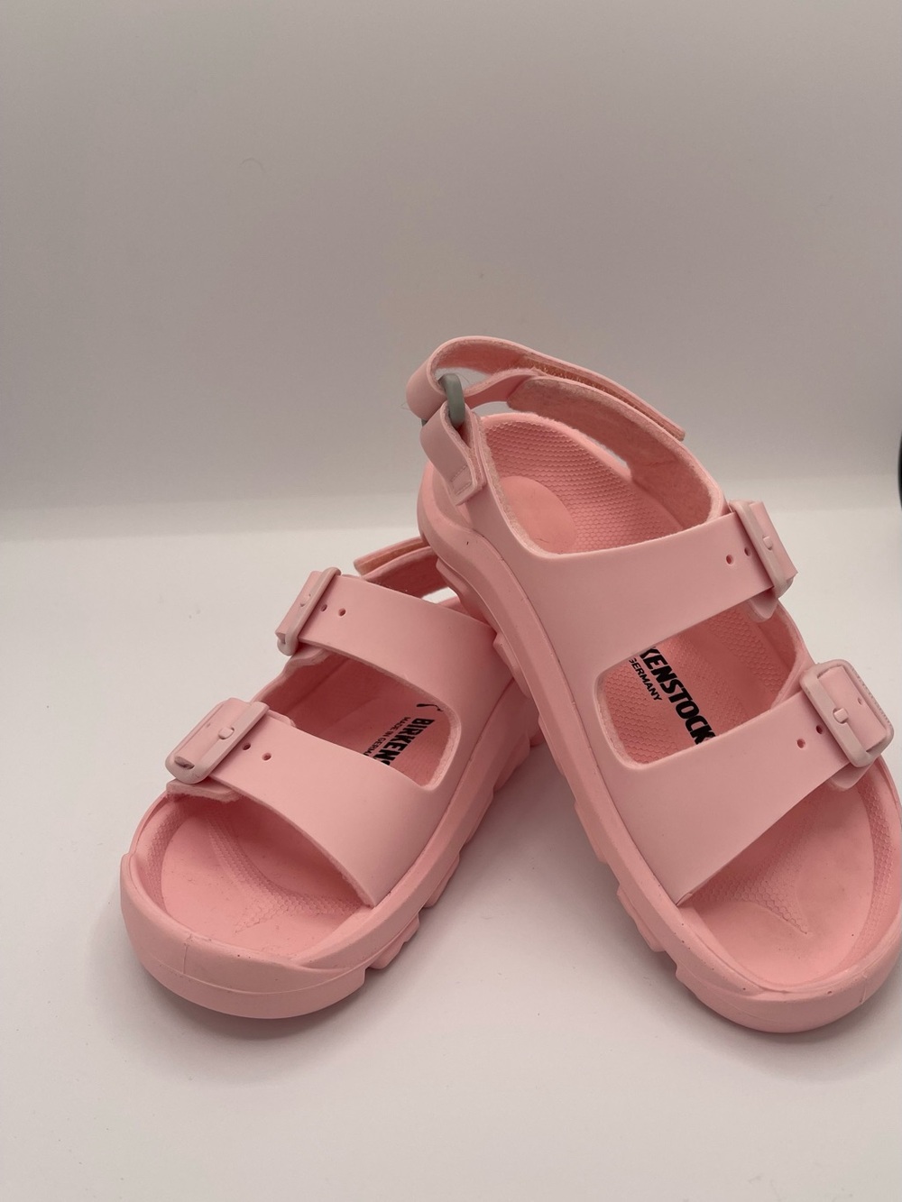 Birkenstock Kids Pink Chunky Strap Sandals